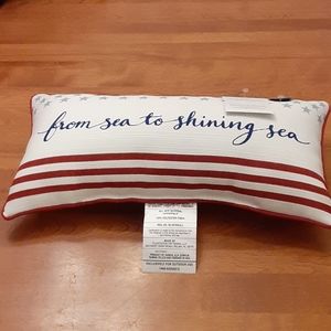 Threshold Indoor Outdoor Throw Pillow Patriotic